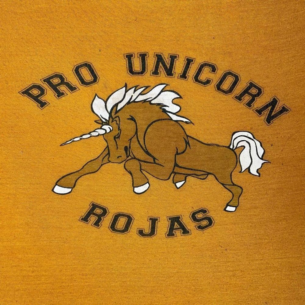 Y2K Rojas Los Angeles Pro Unicorn Muscle Tee | M - Picture 2 of 5